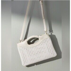 Anthropologie Morgan Woven Crossbody Bag Clutch Purse Euro Summer Boho Chic